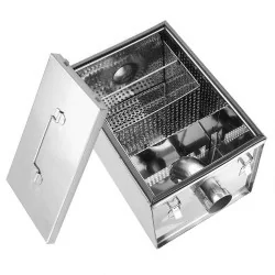 bac à graisse - dégraisseur inox pour restaurant, snack, fast food
