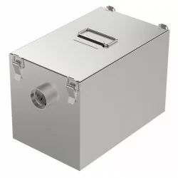 Bac séparateur de graisse Inox T5 140L pour restaurant et cuisine pro jusqu'à 200 couverts/ jour