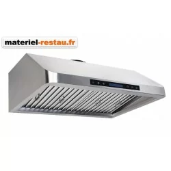 Hotte semi-pro extra-plate 900 complète pour petite cuisine - avec éclairage