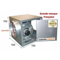 Caisson d'extraction PREMIUM 6000m3/h -DD12/12 - 230v pour hotte de cuisine professionnelle