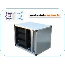 Caisson 9 cartouches de charbon actif anti-odeurs pour hotte de cuisine professionnelle