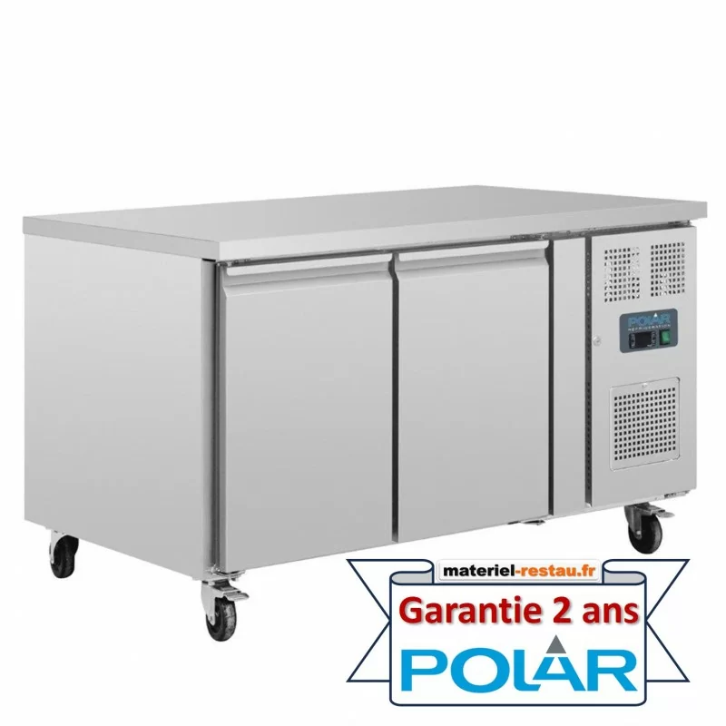 Tour pâtissier réfrigéré Inox 2 portes 424l sur roulettes 230v POLAR GL183