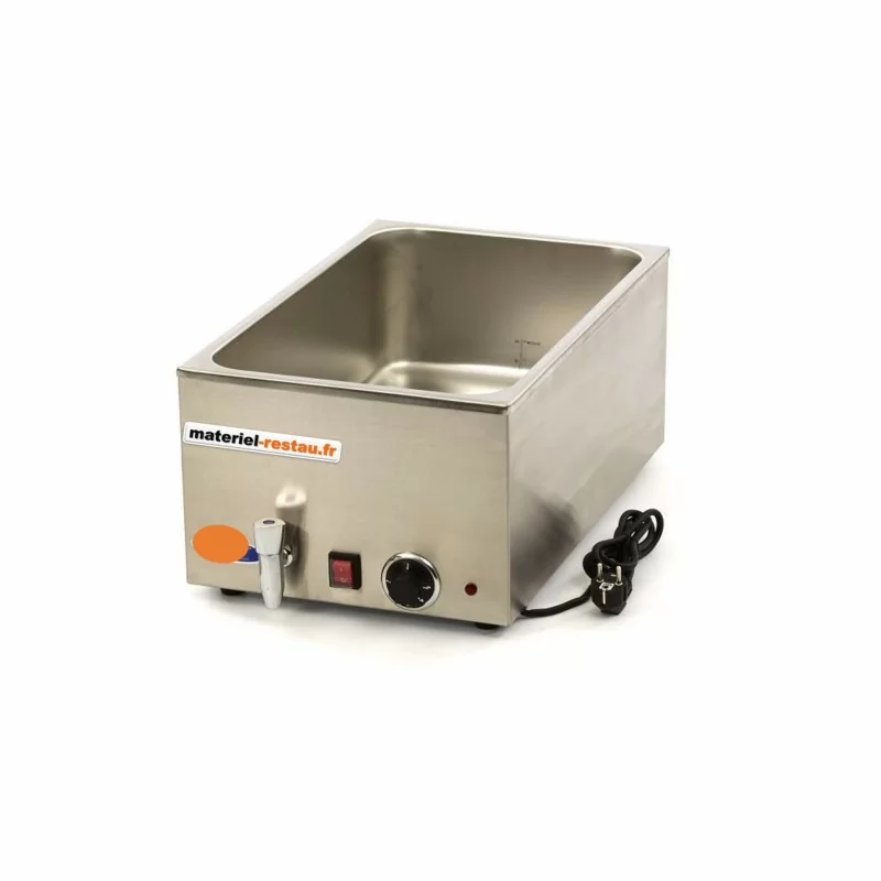 Bain marie GN1/1 avec robinet de vidange 230V