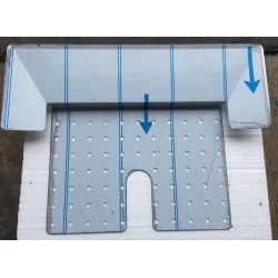 Plateau en inox pour machine à Kebab 09370360