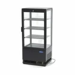 Vitrine réfrigérée de comptoir 78l noire à poser 230v