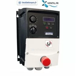 Variateur de fréquence TRI 1.5kw ip55 + mode Désenfumage cuisine VFIK COOK