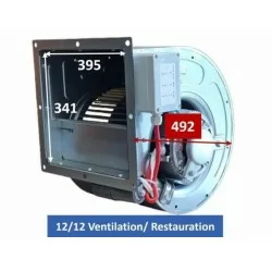 Moteur DD12/12 -5200 m3/h- 230V- pour...
