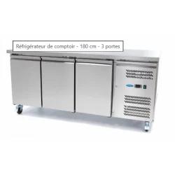 Réfrigérateur de comptoir - 180 cm - 3 portes...
