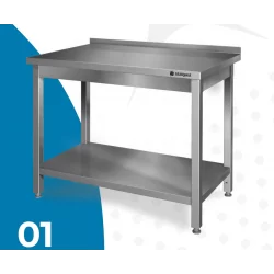 TABLE DE TRAVAIL INOX STALGAST DE 600mm à...