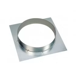 Platine virole en acier galvanisé