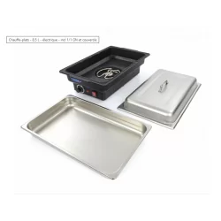 Chauffe-plats - 8,5 L - électrique - incl 1/1...
