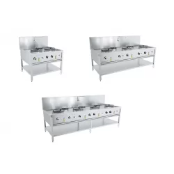 TABLE WOK À GAZ 3 MODELES