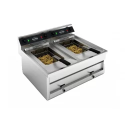 FRITEUSE POSABLE ÉLECTRIQUE 2X12L 2X9KW 7455.0945