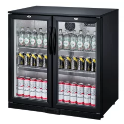 Arrière-bar réfrigéré 2 portes battantes Dukers