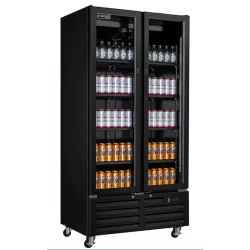 Armoire à boisson vitrée 2 portes-788L-Dukers