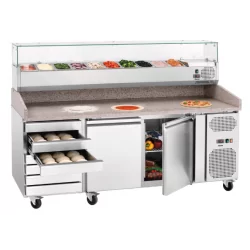 Table 201,5cm à pizza Bartscher réfrigérée...