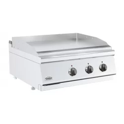 PLAQUE GRILLE triphasé 80cm ÉLECTRIQUE CHROME...