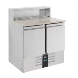 TABLE PRÉPARATION POUR PIZZA 2 PORTES