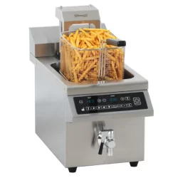Friteuse induction avec vanne de vidange et...