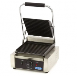 Grill contact - rainuré - plaque de gril simple...
