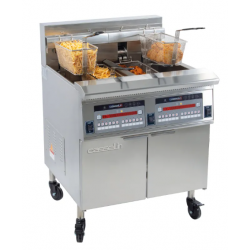 Friteuse électrique avec filtration 2 x 22...