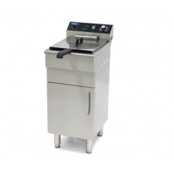 Friteuse - 16 L - 1 panier - avec robinet de...